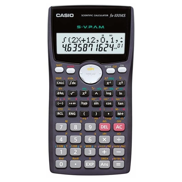 Buy Casio FX 100MS 12 Digit Scientific Calculator Black Online in