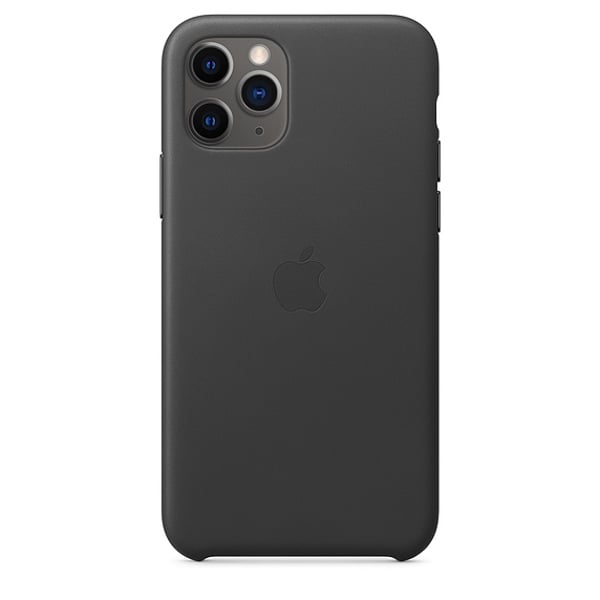 Apple Leather Case Black For iPhone 11 Pro Max