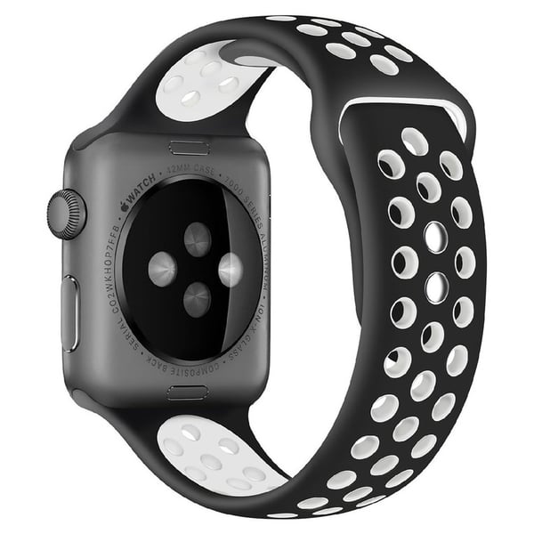 سوار Apple Watch 38 مل من بروميت أوريو - أسود / أبيض