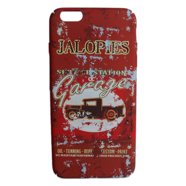 Theodor Classic Car Garage Case Cover for iPhone SE