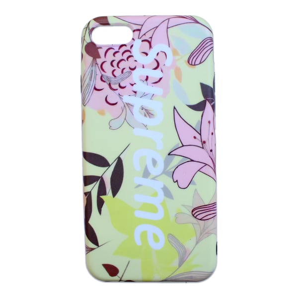 Theodor Soft Pink Flowers Case Cover for iPhone SE