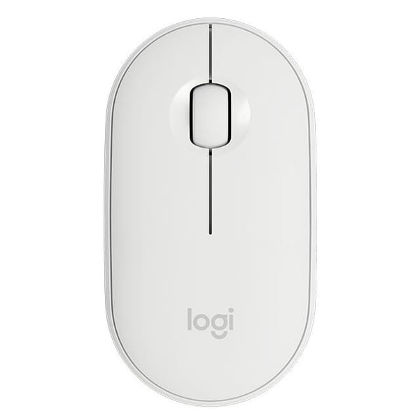 Logitech Pebble M350 Wireless Bluetooth Mouse Off-White