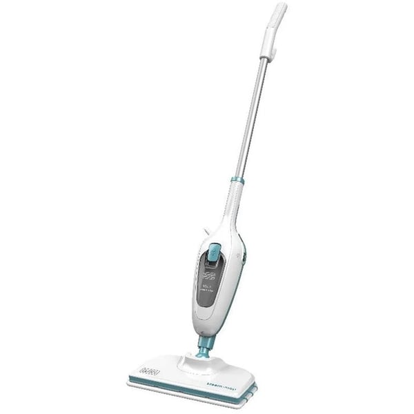 Black and Decker 10in1 Steam Mop 1300w White FSMH13E10