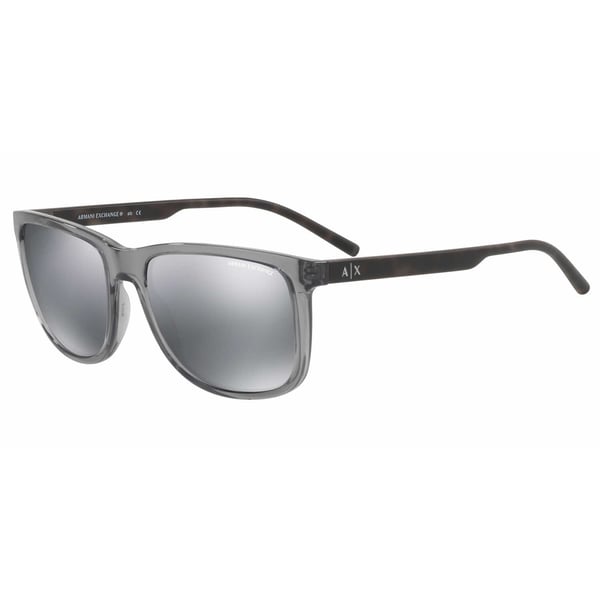 Armani Exchange Square Grey Sunglasses For Men AX4070S 82396G