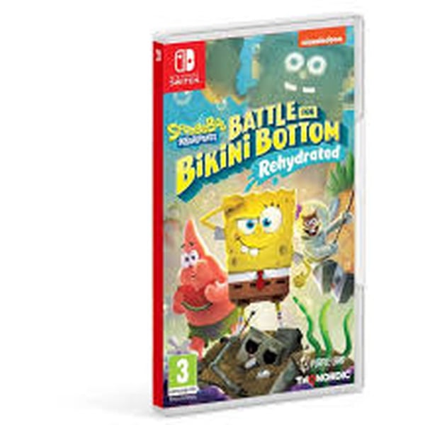 Nintendo Switch Spongebob Battle For Bikini Bottom Rehydrated Game