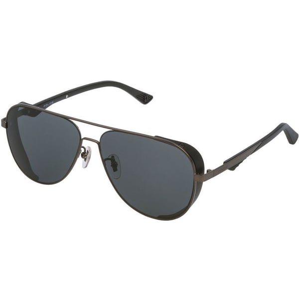 Buy Police Aviator Grey Sunglasses For Men SPL721-0672-60 Online
