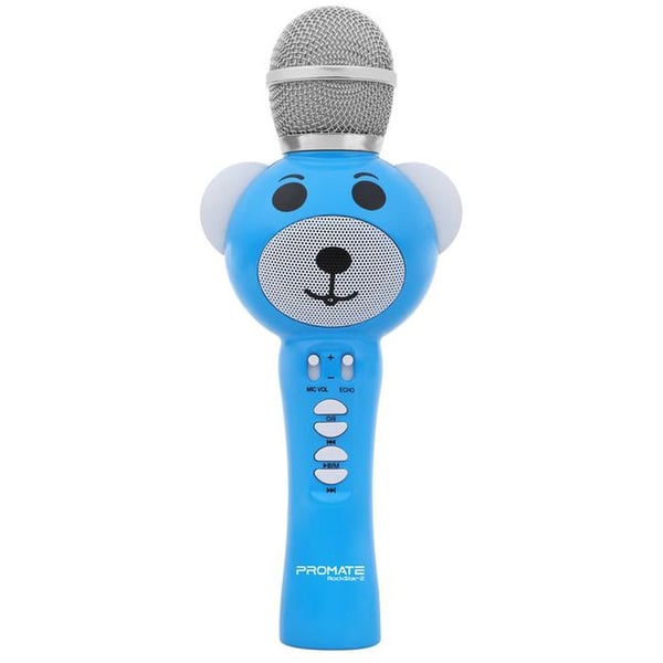 Promate ROCKSTAR2 Wrls Karaoke Microphon blue