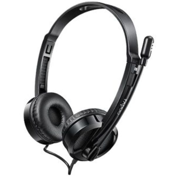 Rapoo H100 Wired Over Ear Headset Black