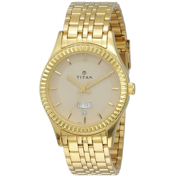 Buy Titan 1528YM04 Regalia Men s Watch Online in UAE Sharaf DG