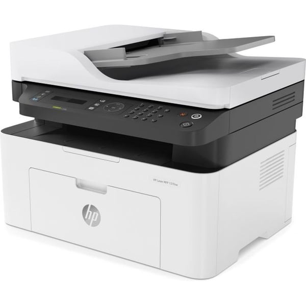 HP M137FNW 4ZB84A Multifunction Laserjet Printer Black/White