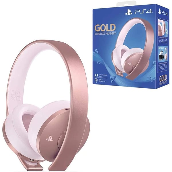 Buy Sony 711719969600 3004396 PlayStation Gold Wireless Headset Rose Gold Online in UAE Sharaf DG