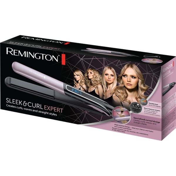 Curling hair hotsell with remington straightener