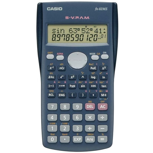 Buy Casio FX82MS Calculator Online in UAE Sharaf DG