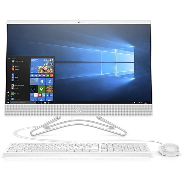 HP 22-DF0000 21U10EA All-in-One Desktop Corei3 1.2GHz 4GB 1TB Win10 White English/Arabic Keyboard