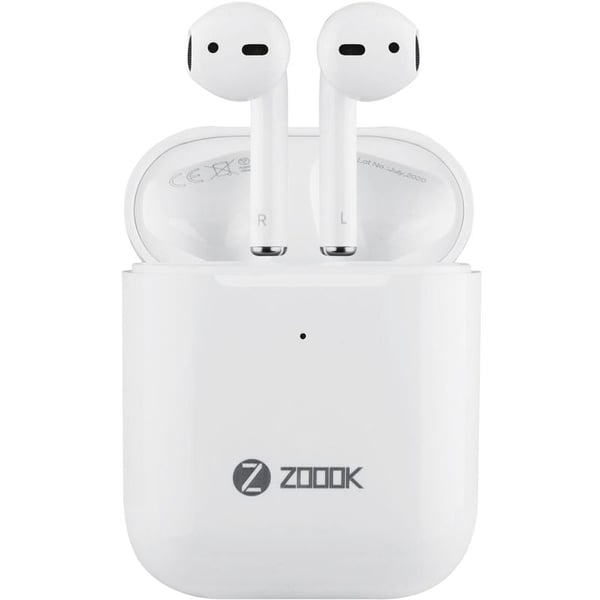 Buy Zoook TRUEBEATS 2.0 Wireless Earbuds White Online in UAE