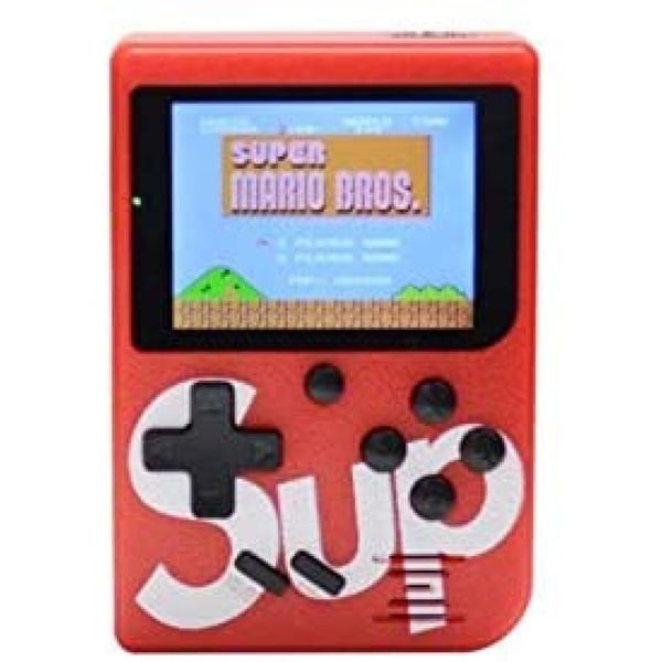 SUP 400-in-1 Retro Portable Mini Handheld Game Console Red