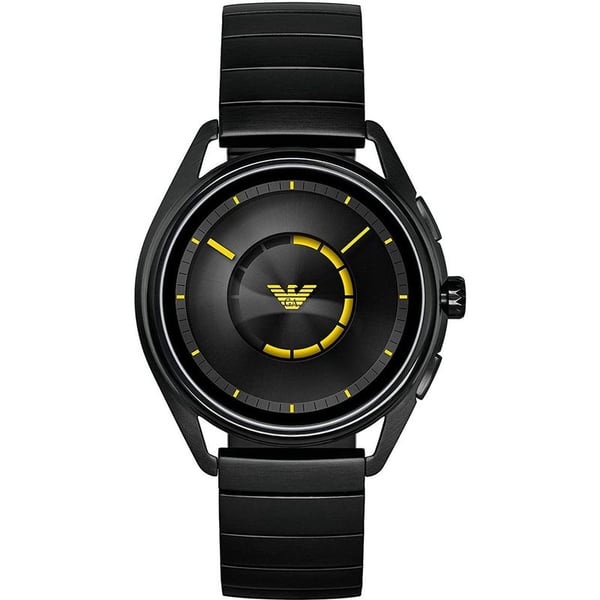 Emporio Armani ART5007 GEN4 Smartwatch Black and Yellow