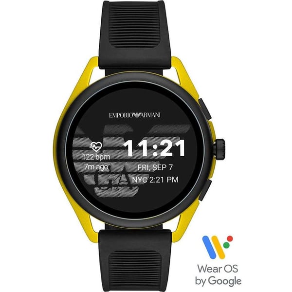 Buy Emporio Armani ART5022 GEN5 Smartwatch Black and Yellow Online