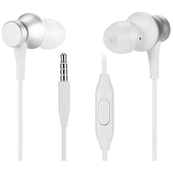 Buy Xiaomi Mi ZBW4355TY Piston In Ear Earphone Silver Online in