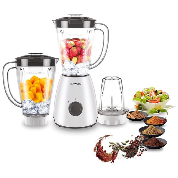 Kenwood Blender 400W Smoothie Maker 2L Jar,1 Multi Mill with 2L Extra Jar,  BLP10.E0WH White Online Shopping on Kenwood Blender 400W Smoothie Maker 2L  Jar,1 Multi Mill with 2L Extra Jar, BLP10.E0WH