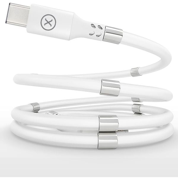 Xcell Premium Magnatic USB Type-C Cable 1.8m White