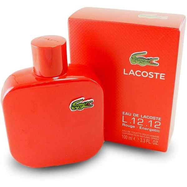 Lacoste red for him hot sale