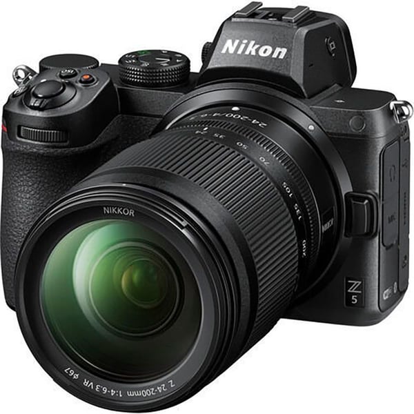 Nikon Z5 Mirrorless Digital Camera Black With 24-200mm Lens