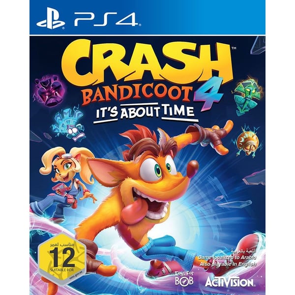 playstation4 Playstation4 Crash Bandicoot 4 Its About Time Mode: Multi Player | Genre: Action-adventure | Platform: Sony PlayStation 4 Games | Developer: Toys for BOB | PEGI/ESRB: 7 | Publisher: Activision Publishing Inc.