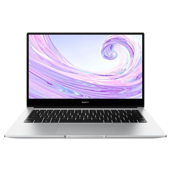 Huawei NobelK-WAQ9BR MateBook D14 Laptop - AMD Ryzen 5 3500U 8GB 512GB SSD Win10 14Inch FHD Mystic Silver English/Arabic Keyboard
