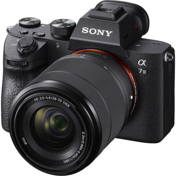 Sony α7 III ILCE7M3K Mirrorless Camera Black With SEL2870 Lens and 64GB Memory Card