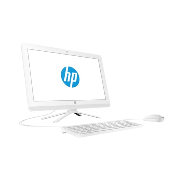HP 22-C0015NE All-in-One Desktop - Core i3 3.1GHz 4GB 1TB Shared Win10 21.5inch FHD Snow White