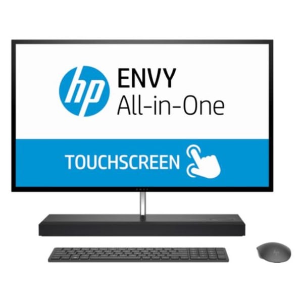 HP ENVY 27-B200NE All-in-One Desktop - Core i7 2.4GHz 16GB 1TB+256GB 4GB Win10 27inch QHD Ash Silver Sparkle