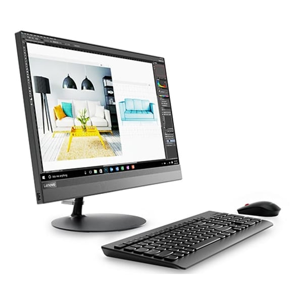 Lenovo ideacentre 520-22IKU All-in-One Desktop - Core i5 1.6GHz 4GB 1 TB 2GB Win10 21.5inch FHD Black