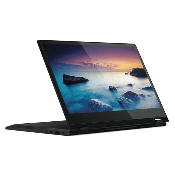 Lenovo ideapad C340-14API Convertible Touch Laptop - Ryzen 3 2.6GHz 4GB 128GB Shared Win10 14inch HD Onyx Black English/Arabic Keyboard