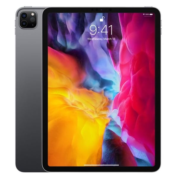 iPad Pro 11 بوصة (2020) واي فاي 512 جيجابايت فضي مع إصدار FaceTime الدولي