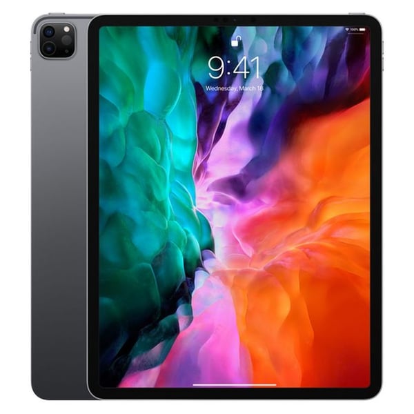 iPad Pro 12.9 بوصة (2020) واي فاي 512 جيجابايت فضي مع إصدار FaceTime الدولي