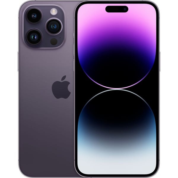 Apple iPhone 14 Pro Max 128GB Deep Purple - USA Version (Dual eSIM, No Physical SIM)