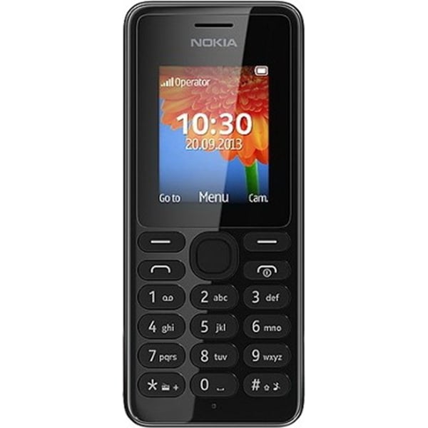 Nokia 108 Dual Sim Mobile Phone Black