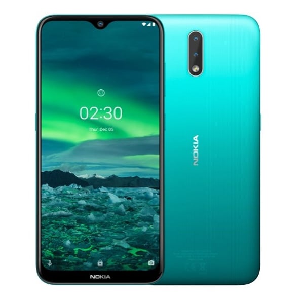 Nokia 2.3 32GB Cyan Green 4G Dual Sim Smartphone TA1206