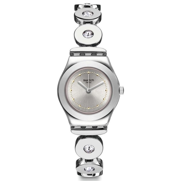 Swatch silver shop watch ladies