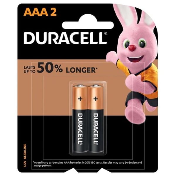 Duracell Battery AAA 2 Pack Monet