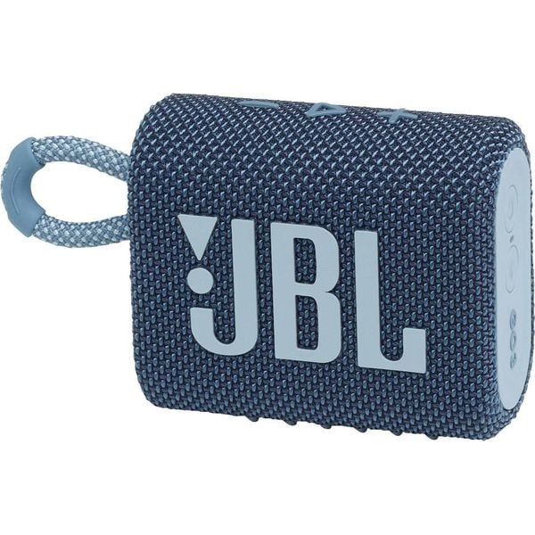 JBL GO 3 Bluetooth Portable Waterproof Speaker Blue