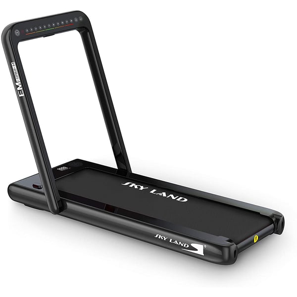 Buy Skyland 2 in 1 Treadmill Machine Walking Pad Running Pad with Remote Control and Bluetooth Speaker EM 1282 H Black Online in UAE Sharaf DG