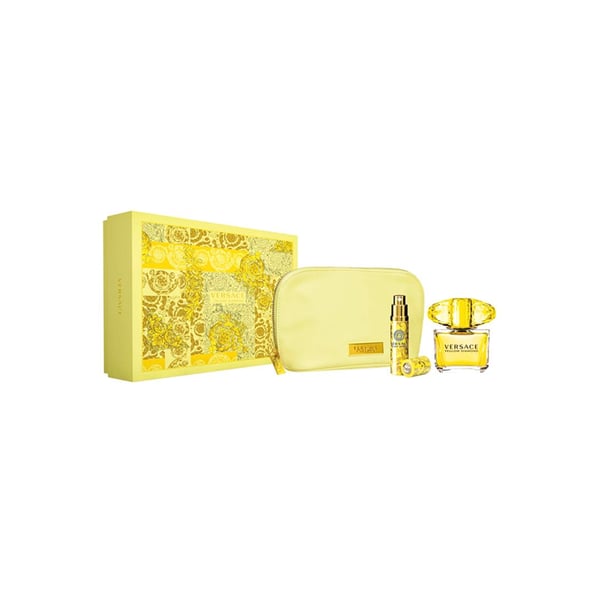 Versace yellow diamond online 3 piece gift set