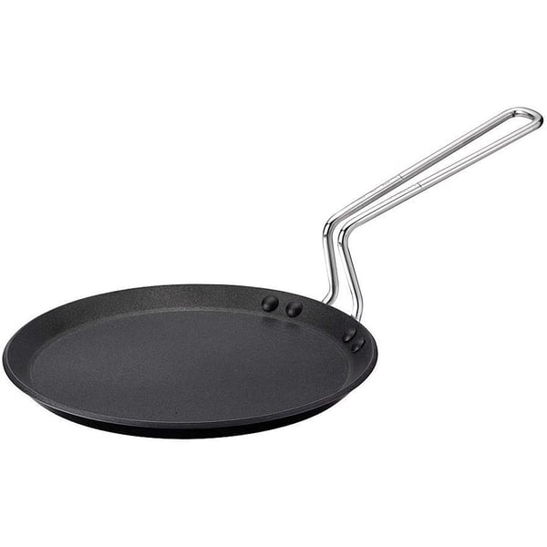 Buy Hawkins Futura Hard Anodised Flat Tawa, 22cm, 4.06mm Thick, Black  Online in UAE