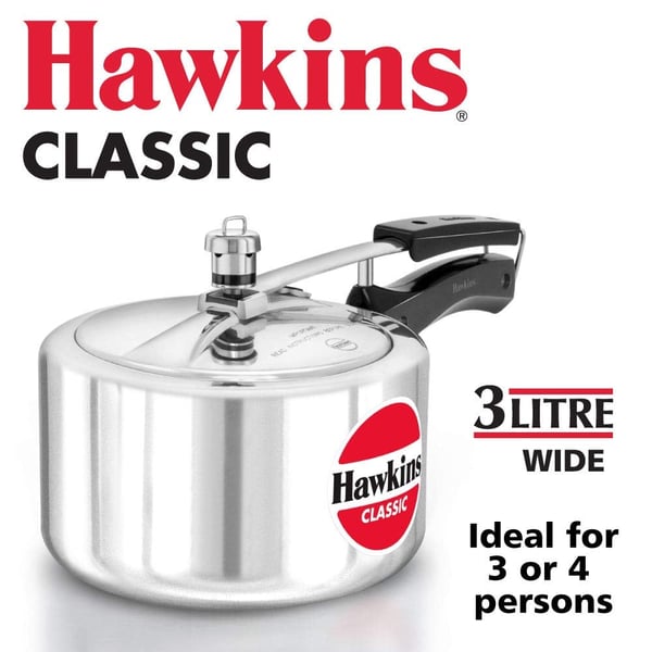 Hawkins classic 3 litre pressure cooker sale