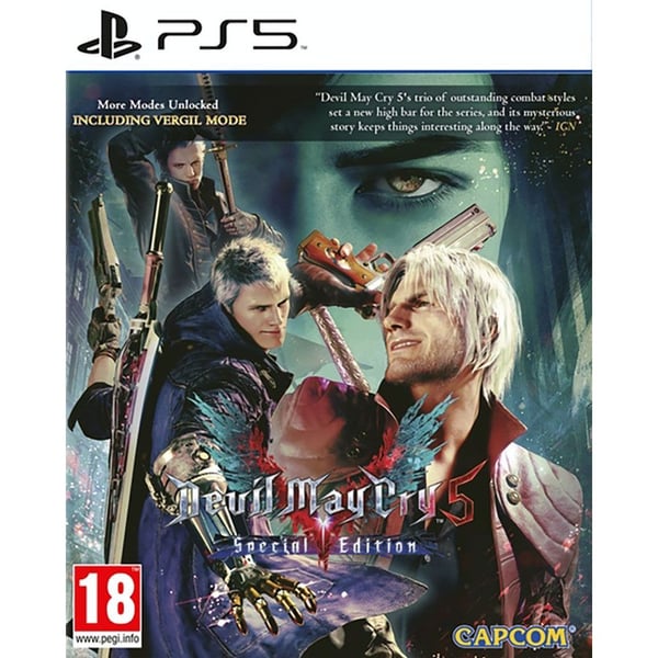 Playstation 5 Playstation 5 Devil May Cry 5 Special Edition Mode: Multi Player | Genre: Action-adventure | Platform: Playstation 5 | Developer: Capcom | PEGI/ESRB: 18 | Publisher: Capcom