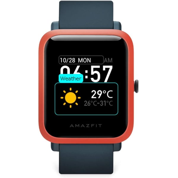 Buy Amazfit Bip S A1821 Smart Watch Red Orange Online in UAE