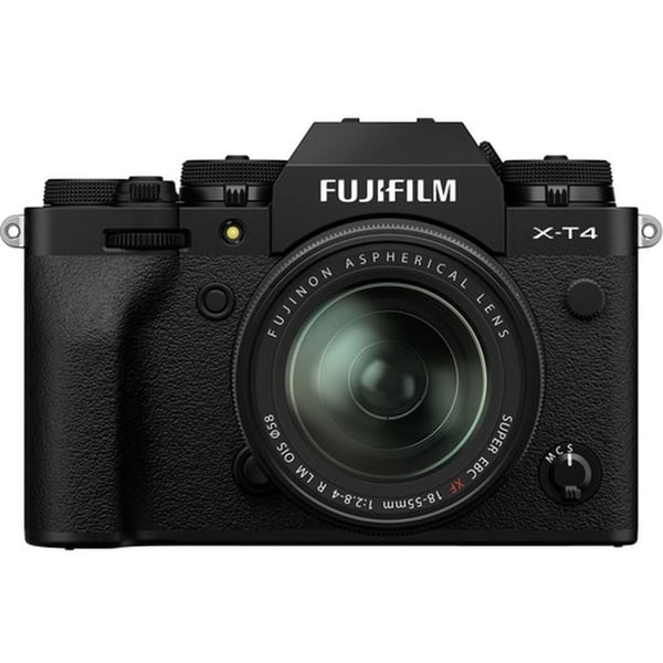 Fujifilm X-T4 Digital Mirrorless Camera Body Black With XF18-55mm Lens