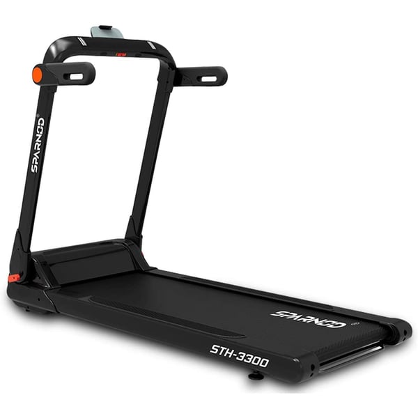 Sparnod Fitness Automatic Treadmill (100% Pre-Installed) - Foldable Motorized Running Indoor Treadmill for Home Use- STH-3300 (5.5 HP Peak)